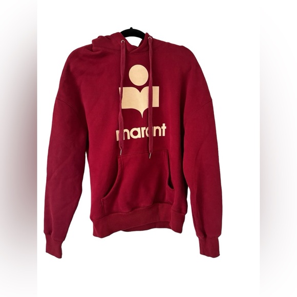 ISABEL MARANT ETOILE LOGO HOODIE SWEATSHIRT SIZE SMALL / FR 36 - Picture 1 of 5